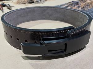 Cinturón de Cuero Personalizado para Levantamiento de Pesas con Hebillas de Palanca para Levantamiento de Pesas Pesadas - Product Image 4