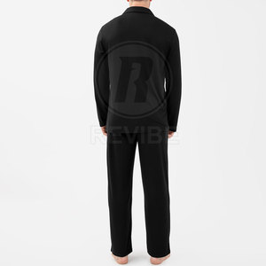 Pyjama pour homme avec logo personnalisé, 100% coton, taille élastique, respirant, écologique, de haute qualité, best-seller - Product Image 2