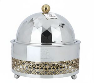 Best Quality Metal Casserole Polished Surface Unique Design Food Warmer Buffet Hotel Serving Dish Use Casserole Kitchen Hotpot - Product Image 4