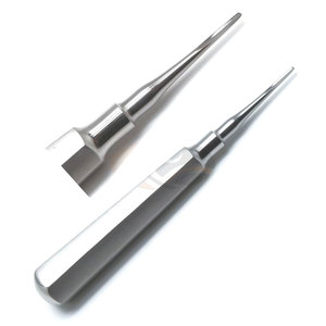 JACKBILLY Élévateur dentaire droit à pointe luxatrice pour racines 2mm 3mm 4mm, pour extraction dentaire et implantation, Instruments 3 pièces - Product Image 1