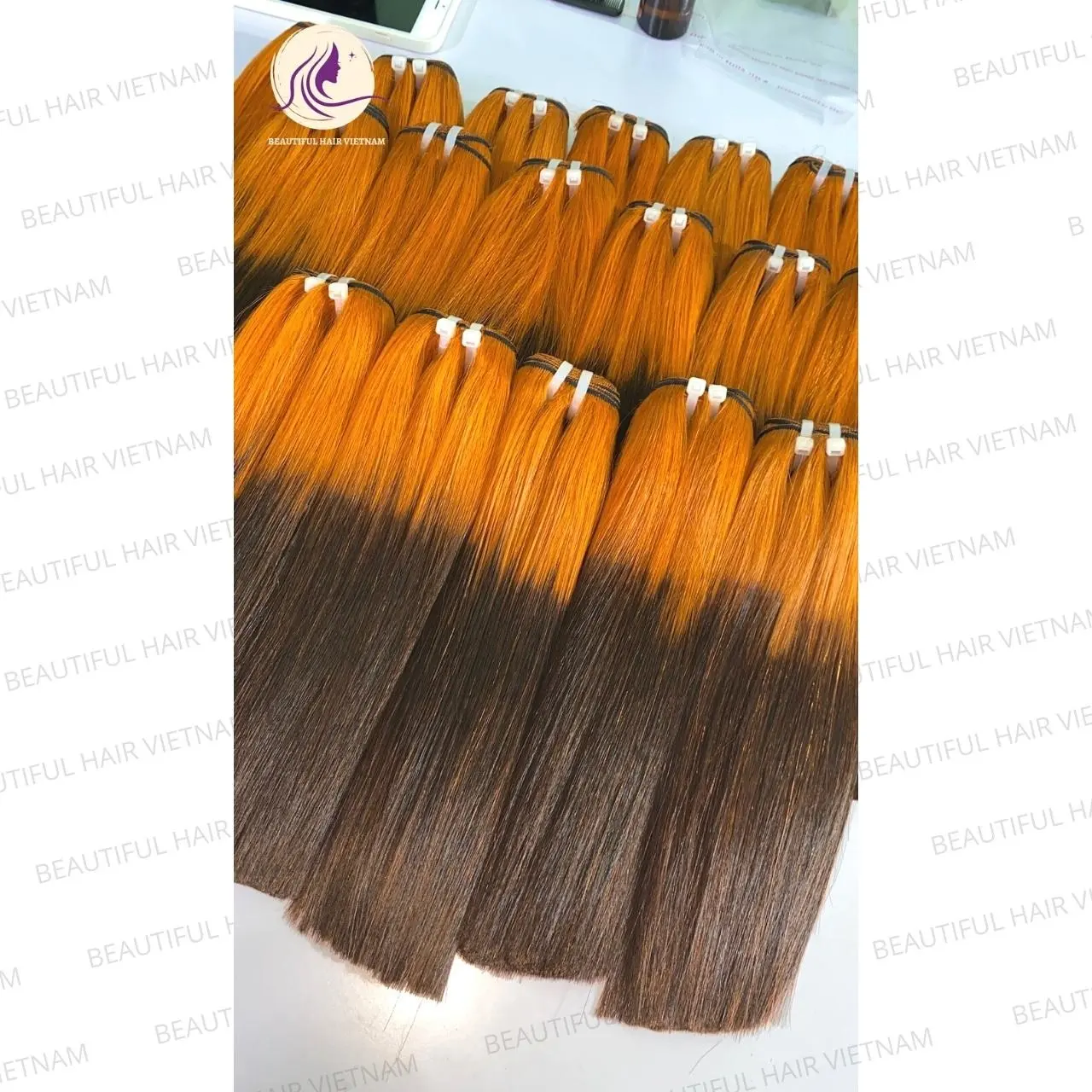 The Best Texture Good Price High Quality Vietnamese Hair Vendor, Wet and Wavy Bulk, Double Drawn Human Hair Extensions