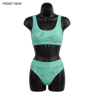 280 GSM Polyester Spandex Purple Graphic Print Women <b>Bikini</b> <b>Set</b> Racerback Custom Sublimation Logo Women <b>Bikinis</b> <b>set</b> - Product Image 2