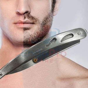 Herramienta de Afeitado de Alta Calidad, Navaja de Barbero con Hoja de Acero Duradera, Fácil Agarre - Product Image 6