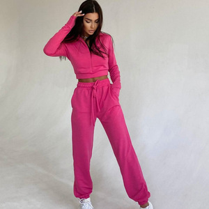 Conjunto Deportivo de 2 Piezas para Mujer, Estilo Casual, con Cierre, Personalizable al por Mayor, 2026 - Product Image 2