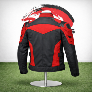 Veste de moto de haute qualité, respirante, coupe-vent, ignifuge, pour un usage unisexe, équipement de protection en toile pour moto - Product Image 2
