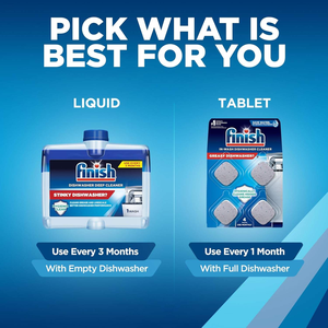 Tablettes nettoyantes pour lave-vaisselle Finish, nettoient en profondeur la graisse et la saleté tenaces, combat les odeurs, pas de cycle de lavage supplémentaire, aide à maintenir la propreté - Product Image 5