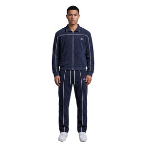 Heavyweight Solid Color Two Piece Casual Hoodies Sets Men Zip <b>Running</b> <b>Jacket</b> Sweatpants Customizable Pattern Wholesale Supply - Product Image 1