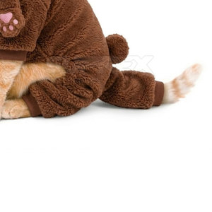 Costume d'animal mignon en laine, moderne, écologique, doux et chaud, pour les fêtes, pour petit chat, en tissu confortable, robe ludique - Product Image 5