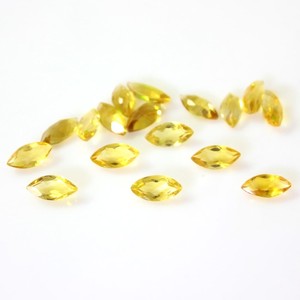Citrino natural tallado en marquesa, piedra preciosa suelta de 6x12 mm, citrino facetado para la fabricación de joyas, suministros de piedras preciosas al por mayor. - Product Image 2