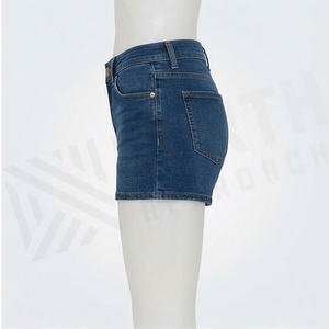 Pantalones Cortos de Mezclilla Transpirables de Verano para Mujer, Pantalones Vaqueros de Color Personalizado para Chicas, Ropa Sexy de Alta Calidad - Product Image 3