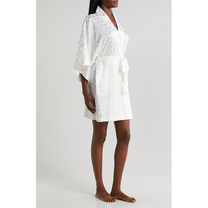 Vente en gros d'usine, robe en soie 100%, longues robes en soie pour femmes, robe en satin grande taille pour femmes, vêtements de nuit sexy de qualité - Product Image 4