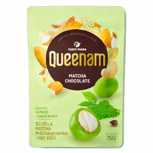 Chocolate Dragee HALAL OEM/ODM 75G, Nueces de Almendra y Anacardo Cubiertas de Chocolate con Matcha, Precio al por Mayor, Snacks y Dulces - Product Image 1