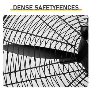 MFJ EW65 26-Inch High Velocity Wall Mounted Fan 4-Speed Industrial Ventilation 100% BLDC Copper Motor 9299 CFM Oscillating - Product Image 5