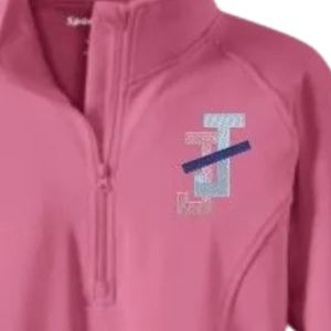 Jack and Jill Ladies Pink Premium Pullover Womens Soft Cotton Sweatshirt Stylish Casual Everyday Fashion Wear Layered Outfit <b>Top</b> - Product Image 5