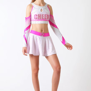 Uniforme de Porristas Personalizado de Alta Calidad para Niñas y Adultas, Servicio OEM, Técnicas de Sublimación y Bordado, Logotipo Impreso - Product Image 1