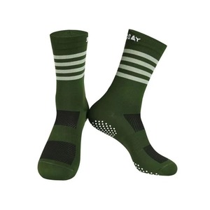 Bright <b>Orange</b> Crew Cycling <b>Socks</b> Breathable Anti Slip Quick Dry Knitted Sports <b>Socks</b> for Running Workouts - Product Image 6