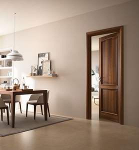 Puerta de Entrada de Madera Sólida de Roble y Teca de Primera Calidad para Uso Exterior en Villas, Estilo Minimalista, Alta Durabilidad, Aislamiento Acústico Interior - Product Image 2