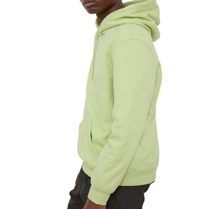 Sweat-shirt à capuche pour homme en coton et élasthanne épais avec poche frontale pour logo, tissu respirant et à séchage rapide - Pull à capuche d'hiver - Product Image 4