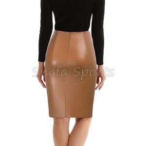 Faldas de Cuero de Alta Calidad para Mujer, para Todo Tipo de Figura, Faldas de Cuero Ajustadas para Mujer - Product Image 2