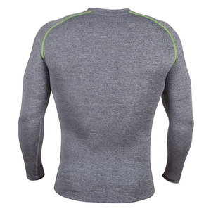 Chemises de compression pour hommes, dernière conception respirante, en spandex/polyester, pour gym et fitness - Product Image 2