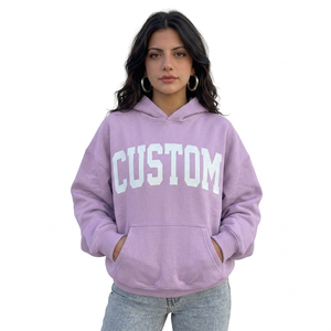 Y2K <b>Drop</b> Shoulder Oversized Cotton Fleece <b>Back</b> Big Print Streetwear Hoodie Private Label Custom Logo Hoodies OEM Manufacturer - Product Image 4