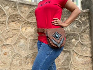 Leather Stylish Multi Uses Hip <b>Pocket</b> <b>Belts</b> Unisex Multi Uses <b>Belts</b> Fanny Pack Waist <b>Pocket</b> <b>Belts</b> - Product Image 4