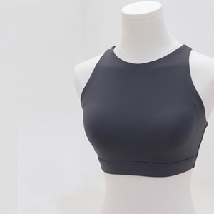 Fabricant de soutiens-gorge de sport personnalisés en gros, soutien-gorge de yoga pour femmes en nylon et élasthanne OEM ODM, soutien-gorge de sport léger 220g à marque privée - Product Image 2