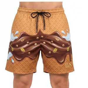 Shorts de qualité supérieure pour la crème glacée, design graphique personnalisé, tissu léger et respirant, confortables pour le streetwear et le quotidien - Product Image 4