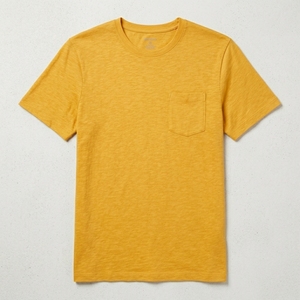 Camiseta Casual de Algodón 100% de 220g, Corte Regular con Hombros Caídos, Color Sólido - Product Image 6