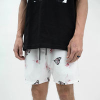 Culotte personnalisée OEM de haute qualité à taille mi-haute avec cordon de serrage, double couche, sublimation, respirante, imperméable, écologique, unie, séchage rapide