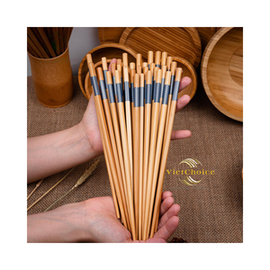 Palillos de Madera Natural Vietchoice Hechos a Mano con Madera Sólida, Duraderos, Ecológicos y Tradicionales para Acampar y Uso Diario - Product Image 1