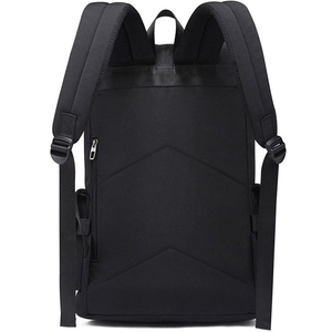 Mochila de nailon de estilo moderno, 30-40L, colores negro y gris, bolsa para portátil para uso diario, viajes, estudiantes, bolsos de hombro unisex - Product Image 6