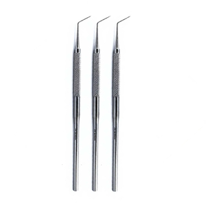 Juego de 3 Exploradores Dentales de 6 Puntas, Instrumento de Diagnóstico Endodóntico de un Solo Extremo para Detección de Caries, Examen de Cálculos y Conductos Radiculares - Product Image 4