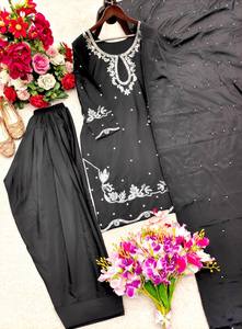 เปิดตัวดีไซน์ใหม่สุดฮิต เสื้อผ้าซาตินธรรมชาติ ชุดฟาร์ชี ปาลาซโซ พร้อมผ้าคลุมไหล่ ดีไซน์สวยพร้อมใส่ - Product Image 6