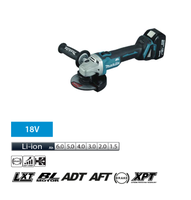 Meuleuse d'angle sans fil industrielle MAKITA DGA506 18V pour découpe et meulage électriques portatifs