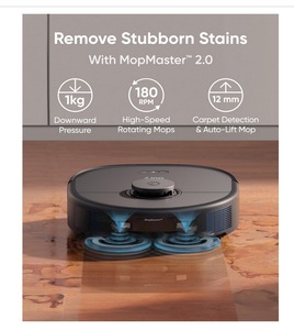 2025 Original eufy X10 <b>Pro</b> Omni Robot Vacuum and <b>Mop</b> Combo 8,000 Pa Suction, Dual <b>Mops</b> with 12 mm Auto-Lift and Carpet Detection - Product Image 4