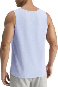 Camiseta sin Mangas Básica para Hombre, Chaleco de Algodón Liso, Ropa Deportiva Ligera, Camiseta Deportiva Informal para Gimnasio, Fabricante de Ropa de Verano - Product Image 2