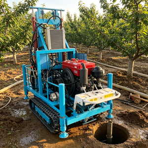 Petite plateforme de forage de puits d'eau de 150 m à <span class=keywords><strong>vendre</strong></span> avec outils <span class=keywords><strong>et</strong></span> pompe à boue - Product Image 2