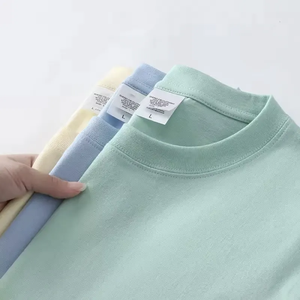 Wholesale 100% Cotton Custom <b>Men's</b> T-<b>shirts</b> Heavyweight 305GSM Oversized Tee Plain <b>White</b> Customizable <b>Men's</b> T-<b>Shirt</b> - Product Image 2