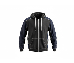 Sweat à capuche entièrement zippé, service de broderie et d'impression personnalisés, vêtements de mode d'hiver, veste à capuche pour hommes, femmes et jeunes, vêtements de sport - Product Image 1