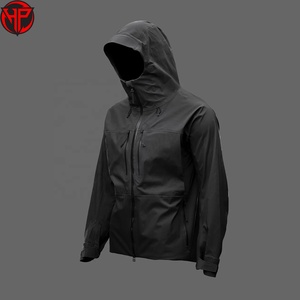 Chaqueta Softshell Impermeable, Transpirable y Cortavientos con Capucha y Logotipo Frontal, Diseño de Moda Formal de Invierno Unisex, en Oferta - Product Image 2