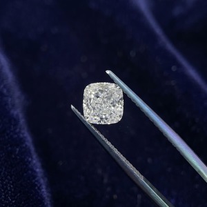 Diamant de laboratoire CVD LEDPO 1 carat, taille carrée coussin, E VS1, certifié IGI, percé au laser, excellente taille, bijoux fins pour fiançailles, vente en gros - Product Image 4