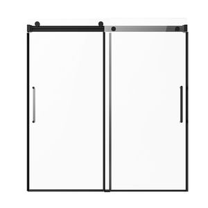 Porta scorrevole senza telaio per vasca e doccia 56/60 pollici. L X 60 pollici. Vetro Doppio H 5/16 Spessore 10mm - Product Image 1