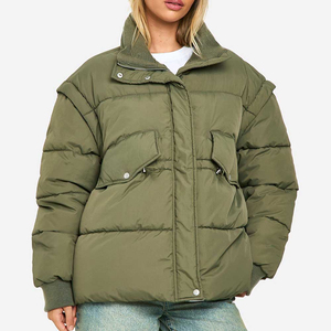 Manteau d'hiver rembourré pour homme Solid International, 70% duvet, doublure en coton, capuche, tissu doux à isolation thermique supérieure - Product Image 1