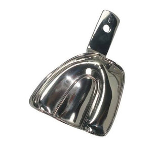 Premium Quality Manual Dental Impression Tray German Stainless Steel Reusable Perforation-Free Orthodontic Design Ergonomic Grip - Product Image 3