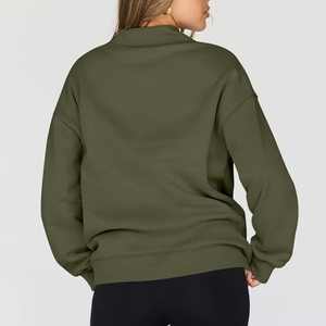 <b>Women</b> 100% Cotton Tie Dye Oversized Plain Custom Long Sleeve Sweatshirts - Product Image 3