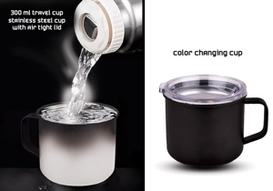Mug isotherme en acier inoxydable de 410 ml avec affichage de la température intelligent, design moderne et premium, idéal pour le bureau et les voyages - Product Image 4