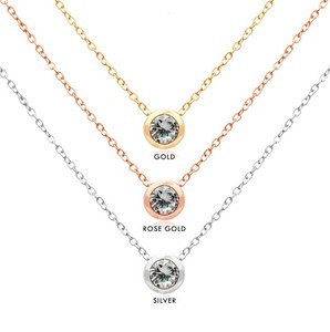 Breloque en zircone cubique de 8 mm |   Pendentif rond plaqué or avec zirconiums cubiques |   Breloque connecteur en cristal |   Fournitures pour la fabrication de bijoux |   Collier DIY - Product Image 4