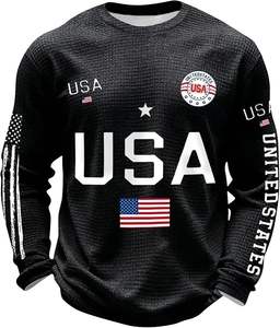 เสื้อคอกลมลายธงชาติอเมริกา - Product Image 1