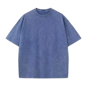 Camiseta de Algodón 100% Lavado al Ácido al por Mayor 2026, Camiseta Personalizada de Alta Calidad, Manga Corta, Tallas Grandes para Hombre, con Logotipo Serigrafiado - Product Image 6